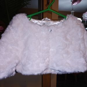 H & M child's Short Faux Fur Jacket